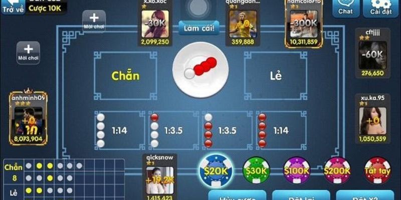 Có thể sử dụng chiến thuật gấp thếp chơi game xóc đĩa