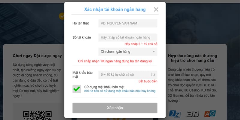 3 bước rút tiền Kubet hiệu quả